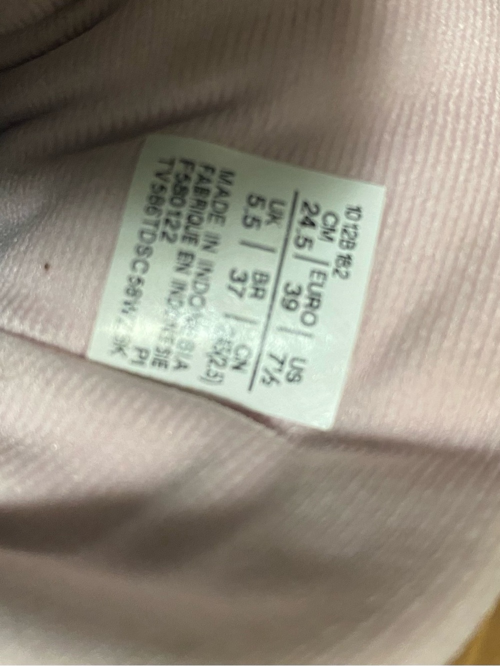 ASICS Women's Athletic Running Shoes in Dusty Mauve and White - Picture 6 of 6